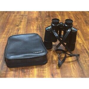 Vintage Tasco Fully Coated 304 7x35 393ft/1000yds Binoculars in Original Case